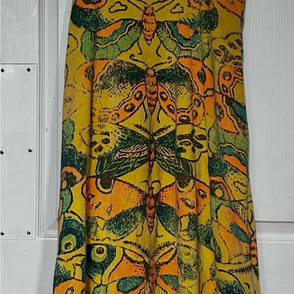 Magnolia Pearl Yellow and Orange Butterfly Maxi Dress - Picture 8 of 9